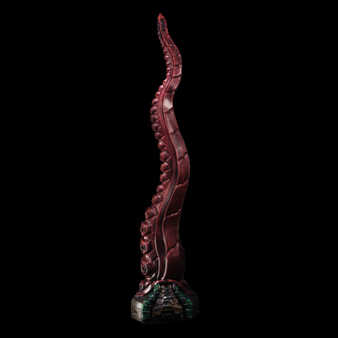 Full view of The Sentinel Depth Training Dildo – biomechanical tentacle design