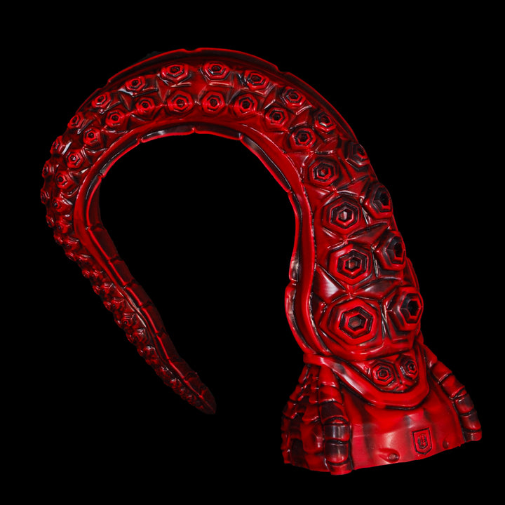 Red Highlight Tentacle Depth Trainer curved in lifelike pose
