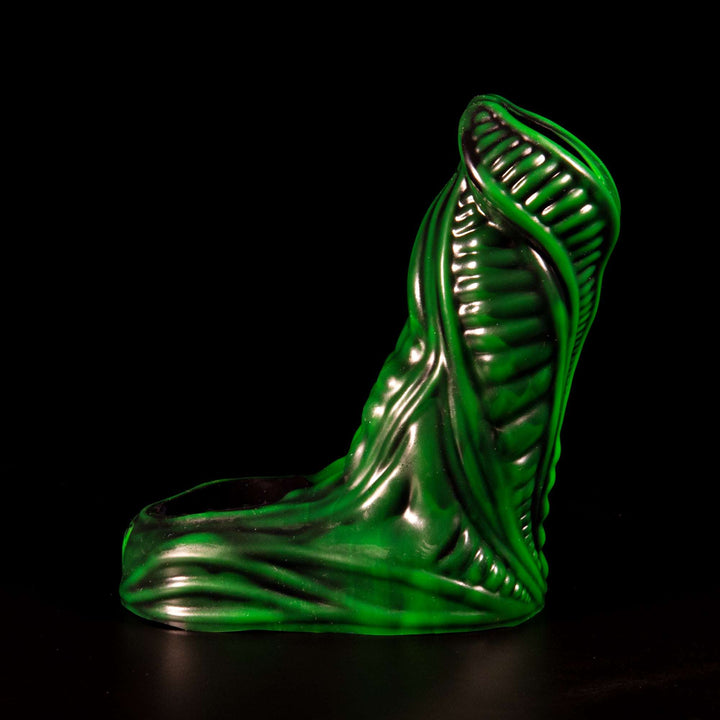 Textured Penis Sheath In Green and Black