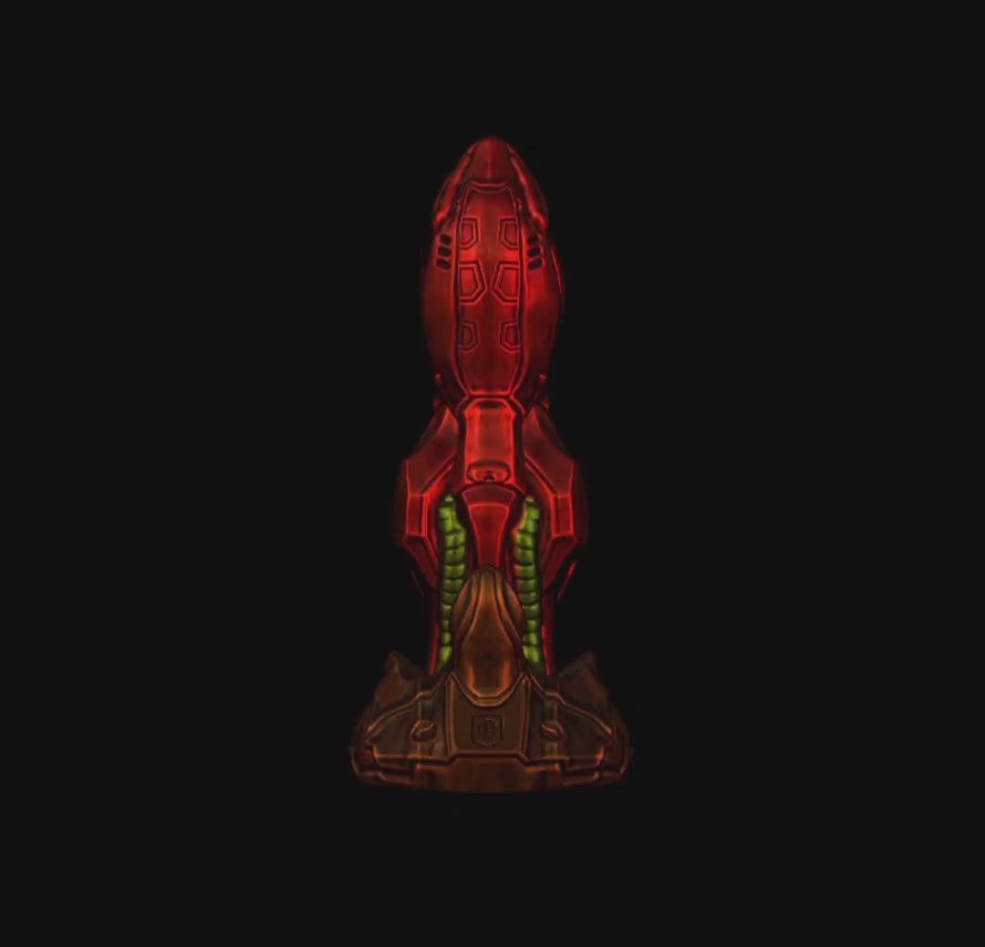 Ejaculating Sentinel Knotted Dildo