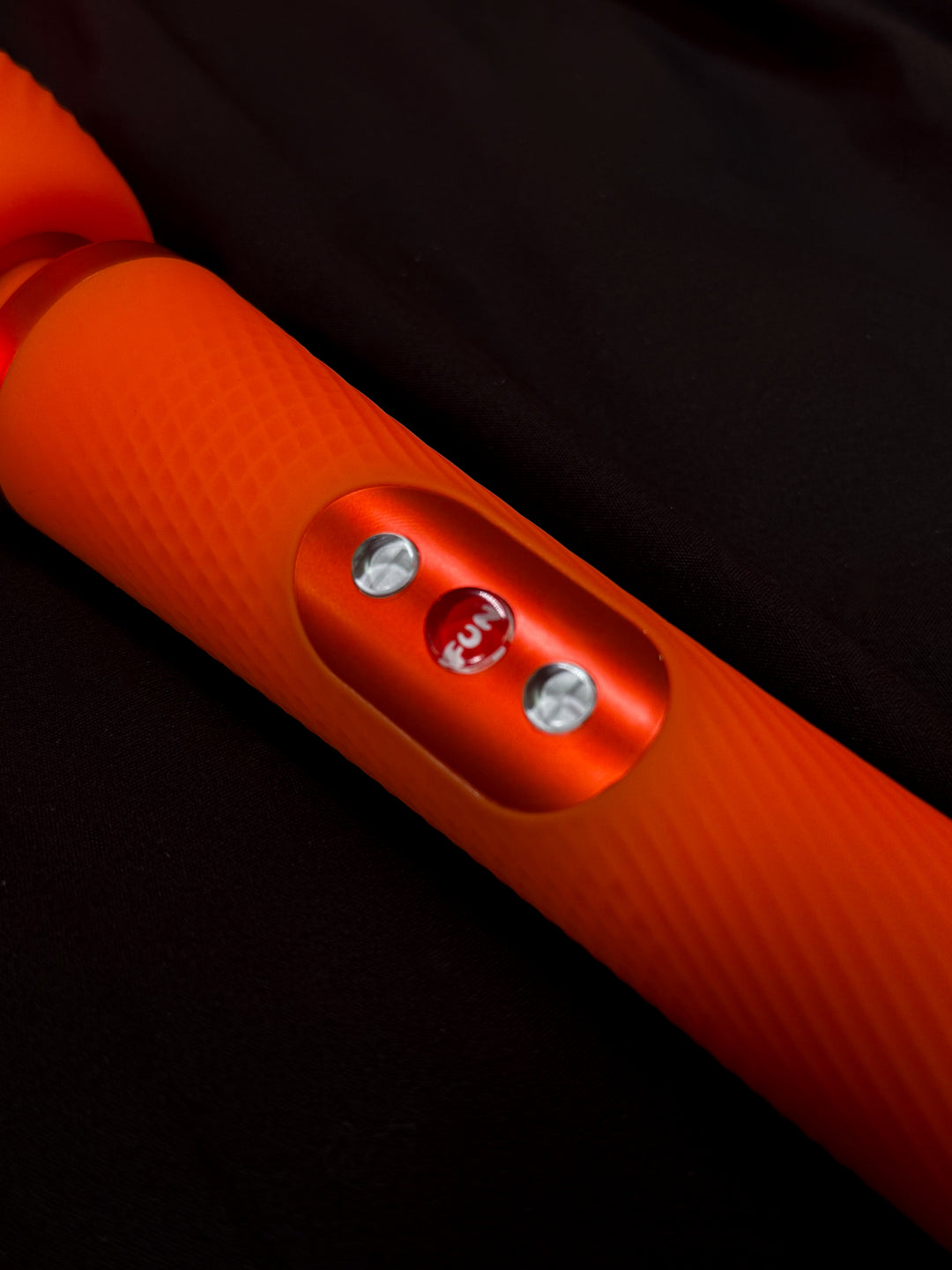 Fun Factory VIM Deep Orange Extra Quiet Silicone Wand Massager