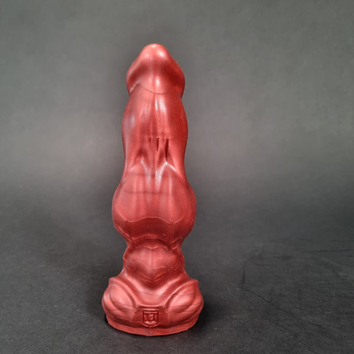 OD76- The Lycan Knotted Dildo - Size Small 6.5" - Soft Firmness - Vibrating Base