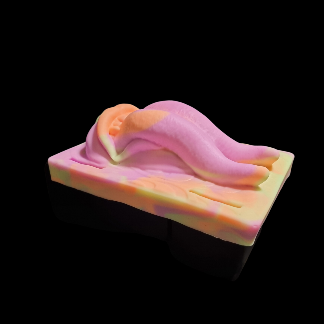 OP28  - Lilith - The Blood Succubus Grind Pad - Extra Soft Firmness - 3 Colour Marble