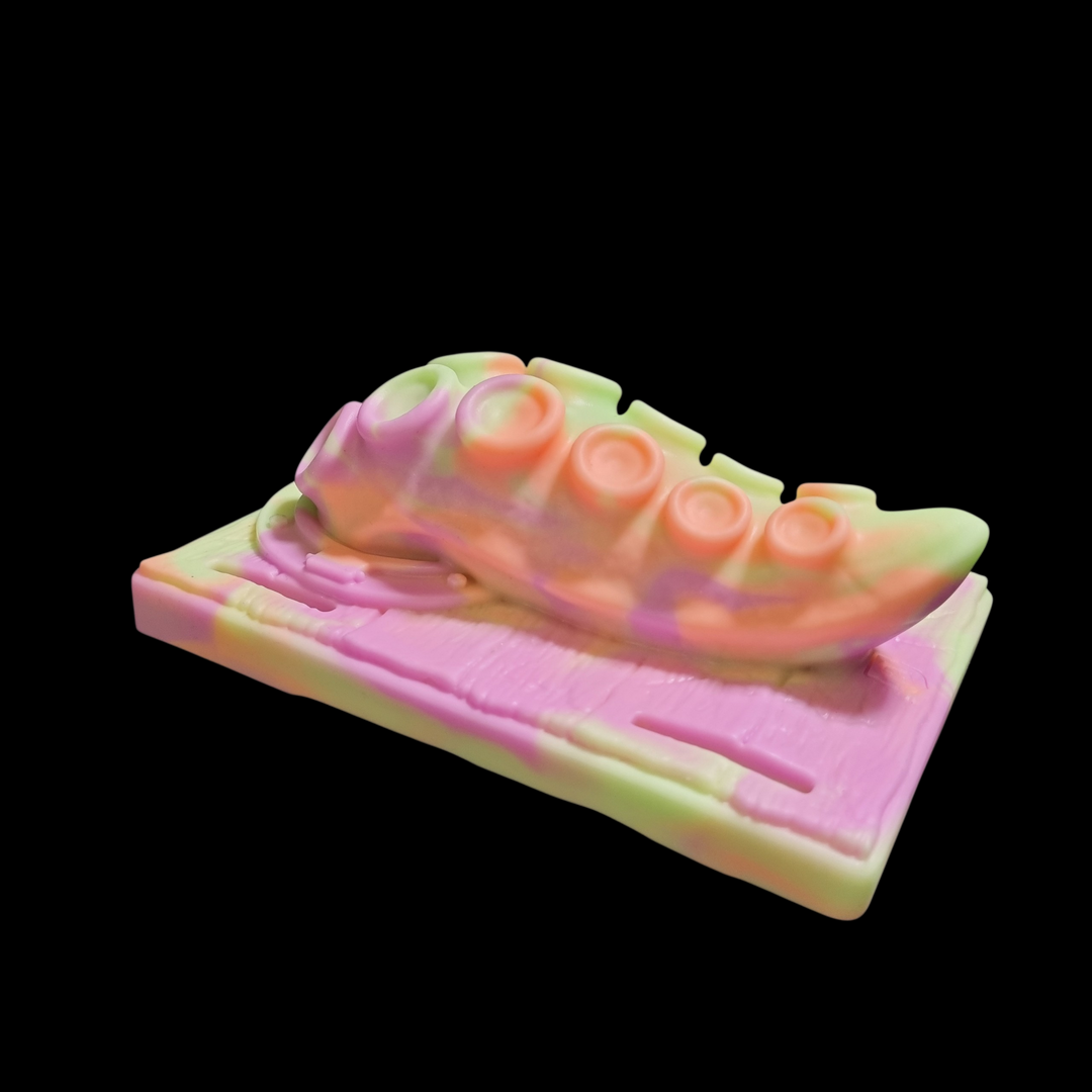 OP33  - Seralene - The Tentacle Queen Grind Pad - Extra Soft Firmness - 3 Colour Marble