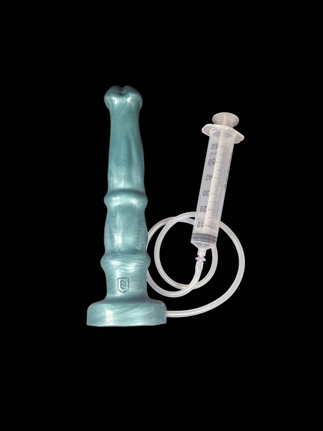 OR05  - Buckland Steed Ejaculating Strap On Dildo - Soft Firmness - Size Medium 9" -  Colour Atlantis