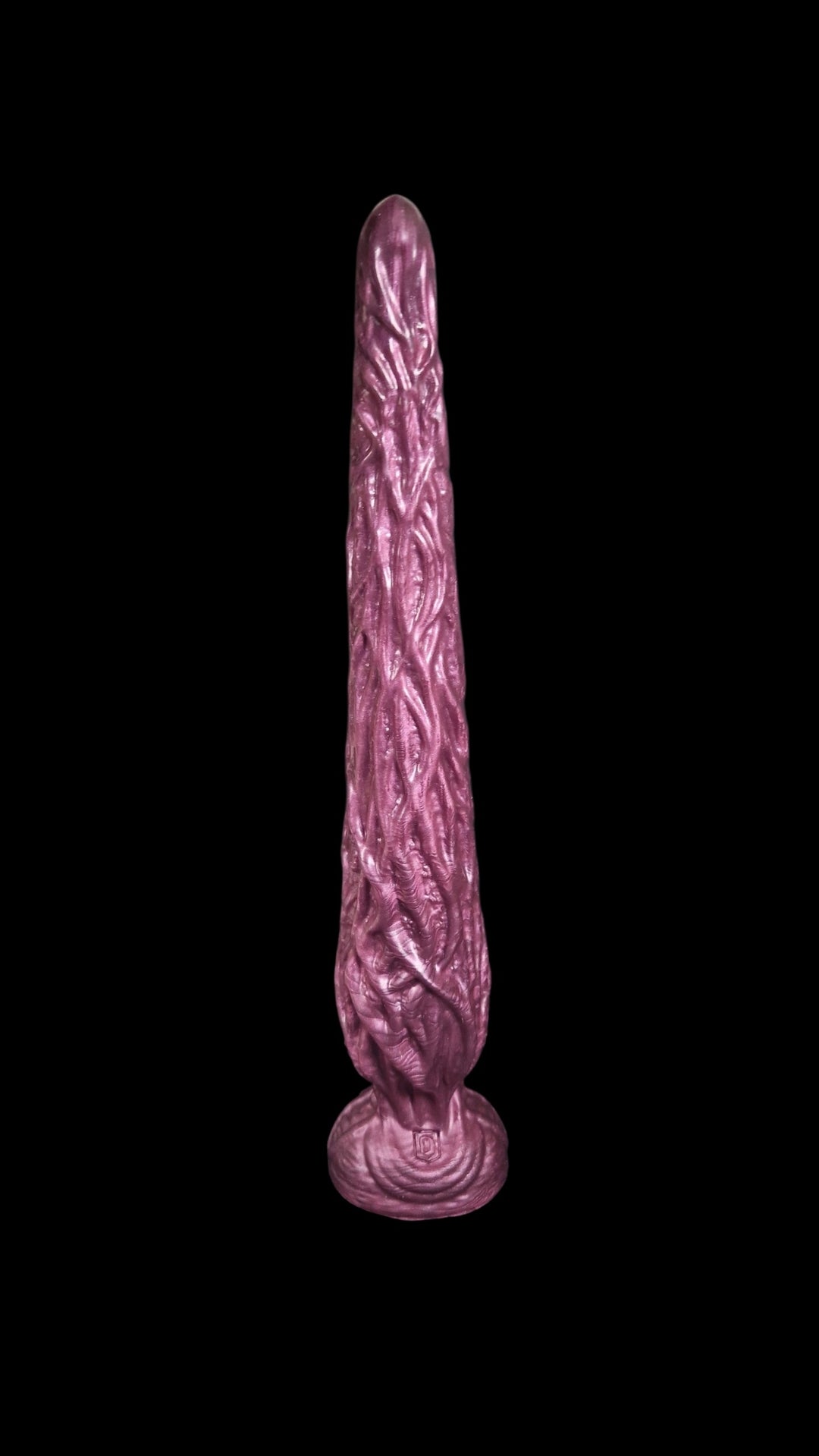 OR13  - Spawn Of Vecna Depth Training Dildo - Soft Firmness - Size Small 11" - Vibrating Base - Colour Forest Berry