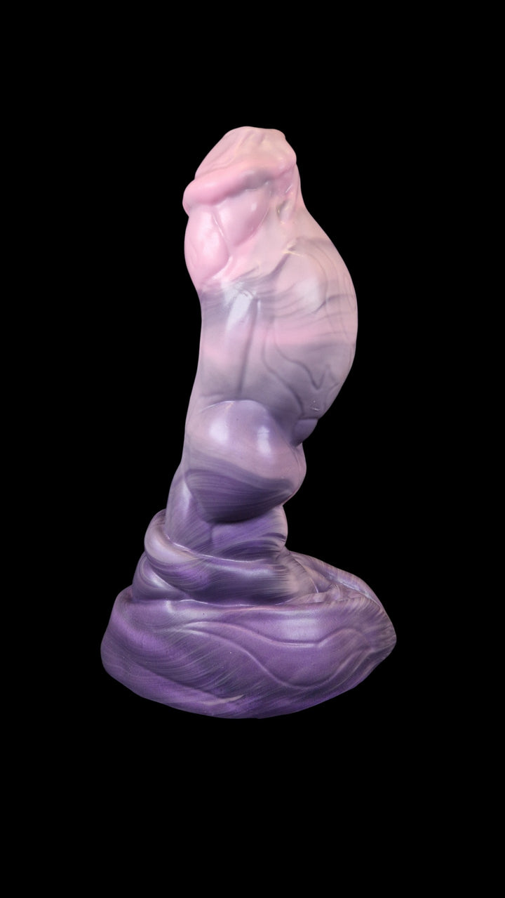OR36  - Centaur Dildo - Extra Soft Firmness - Size Small 6.5" -  Colour Fade Witches Brew & Pastel Rose