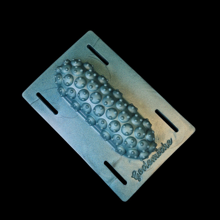 OD21 - Dual Texture Vibe Pad Bubbles & Bumps - Extra Soft Firmness  - Colour Atlantis