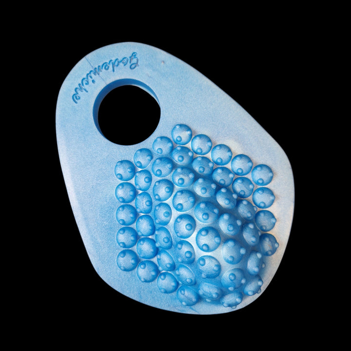 OD22 - Dual Texture Grind Ring Bubbles & Bumps - Extra Soft Firmness  - Colour Reefs Water