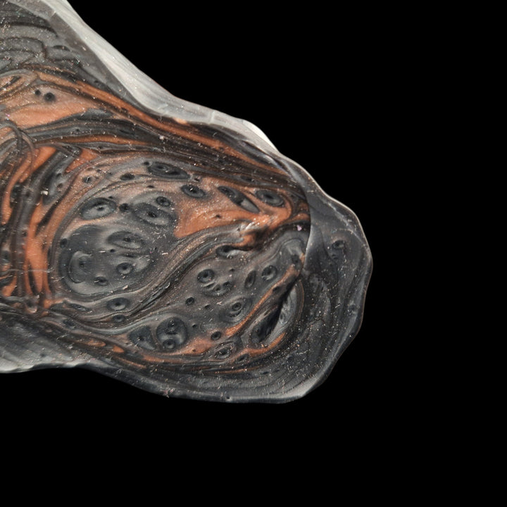 OD36 - Venom Steed Dildo - Size Small 7" - Soft Firmness - Fade Dragons Fire & Galactic Grey
