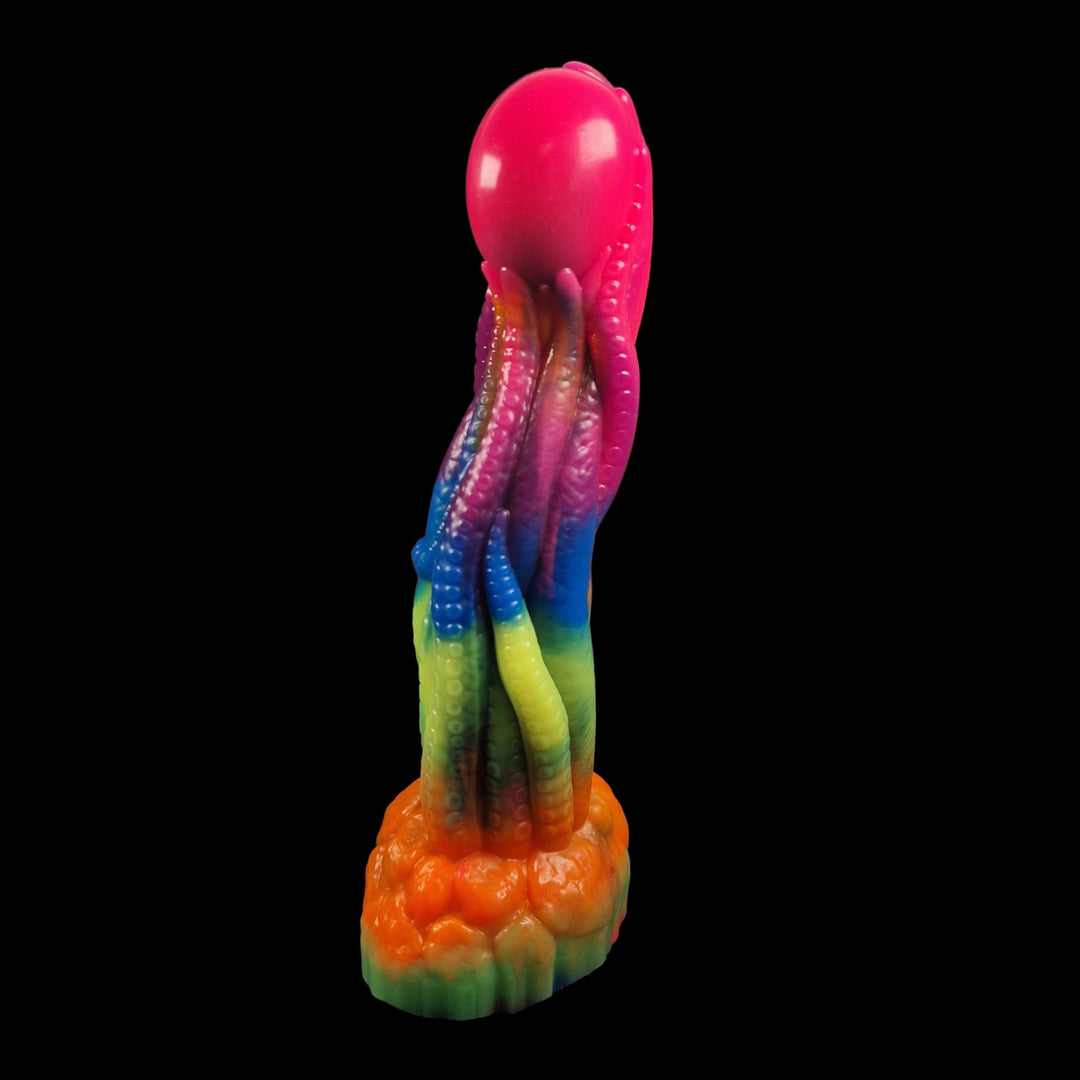OR38  - Tenox Dildo - Firmness Soft - Size Small 6.5" -  Colour Rainbow