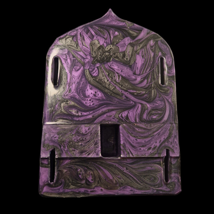 OD38 - The Kraken - Soft Firmness - Vibrating Base - Colour Witches Brew & Black Star Marble.