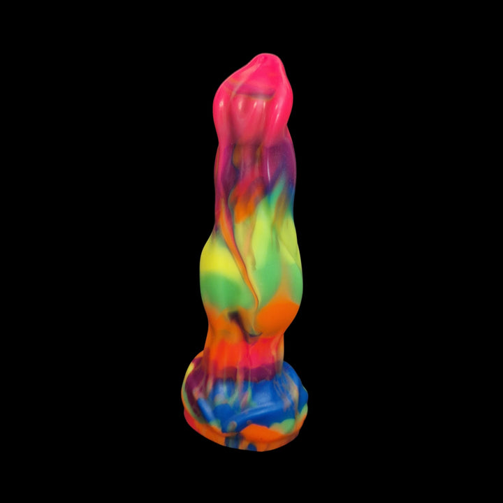 OR42 - Lycan Dildo - Size Small 6.5" - Firmness Soft -  Colour Rainbow