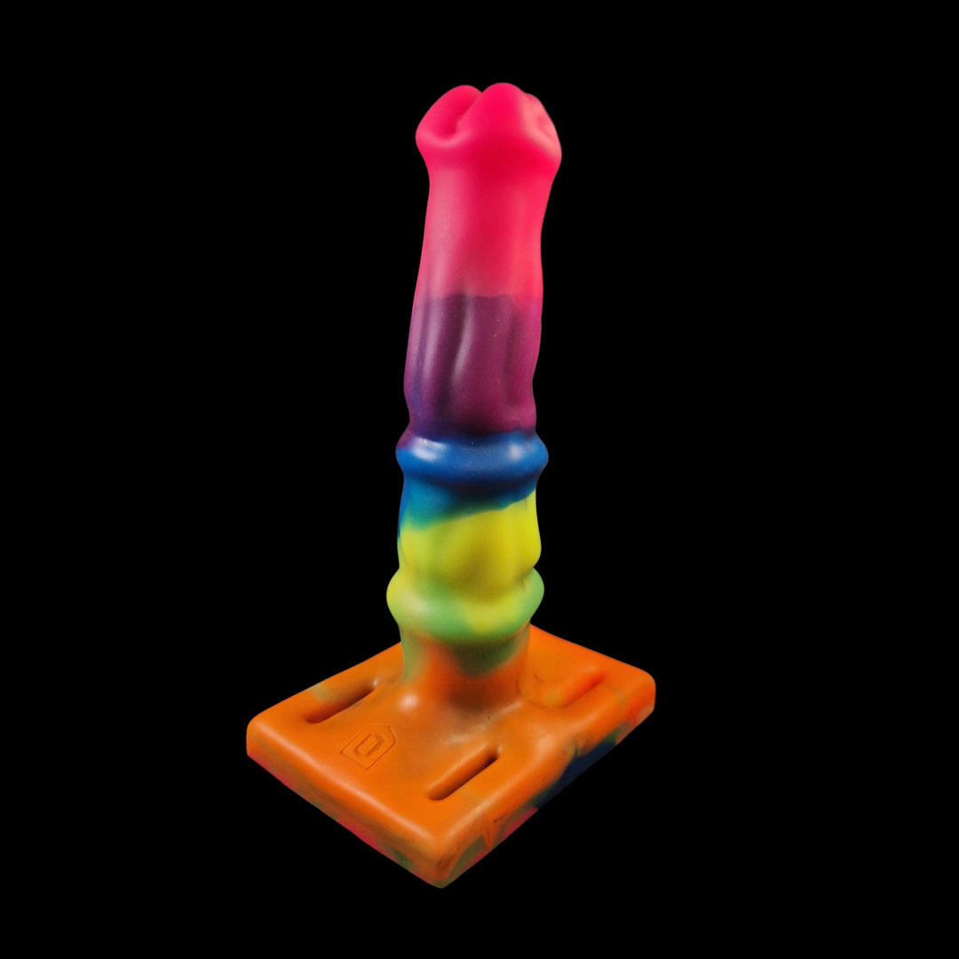 OR43 -  Buckland Steed Rideable Dildo - Size 7.5" - Firmness Soft -  Colour Rainbow