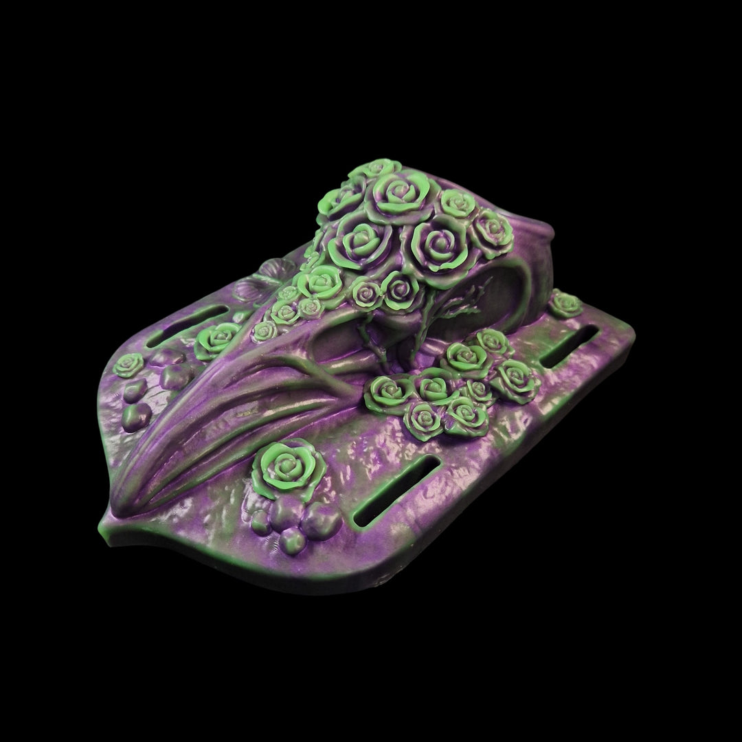 OR45 - Quoth Grinder - Firmness Extra Soft - Size Small 6" -  Colour Purple Pearl & UV Green Highlight