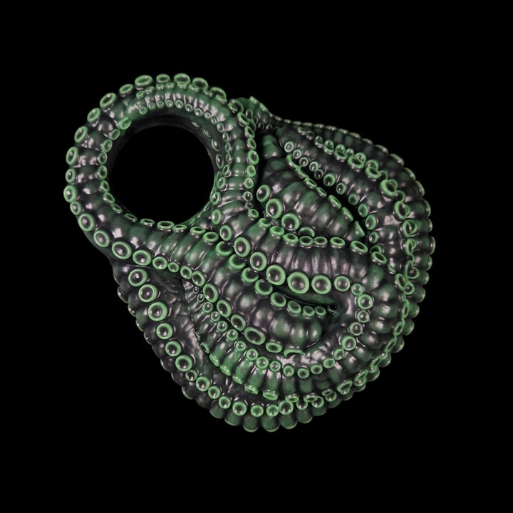 OD57 - Tentacle Grind Ring - Soft Firmness - Colour UV Green & Black Star