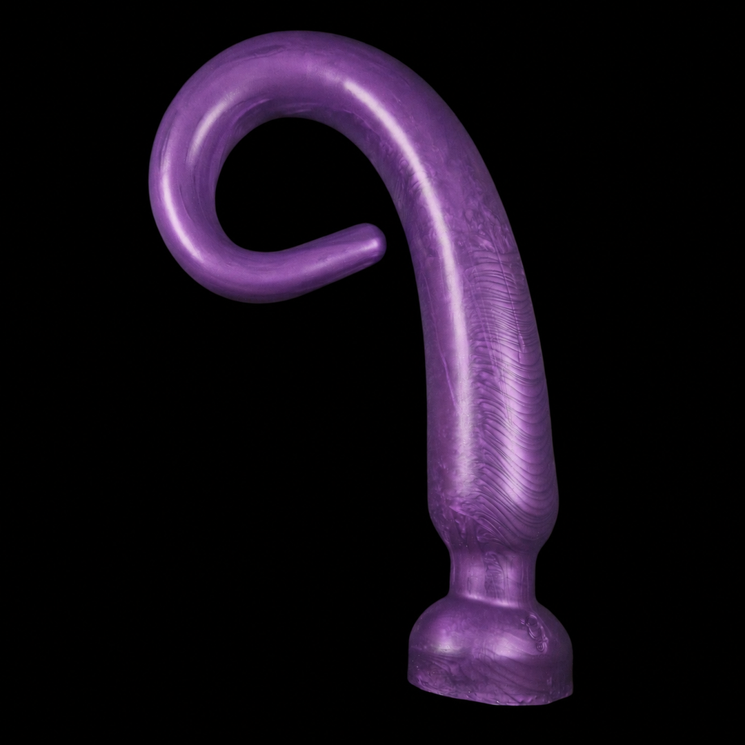 OD56 - The Depth Training Dildo - Size Large 24" - Soft Firmness - Vac U Lock - Colour Purple Pearl
