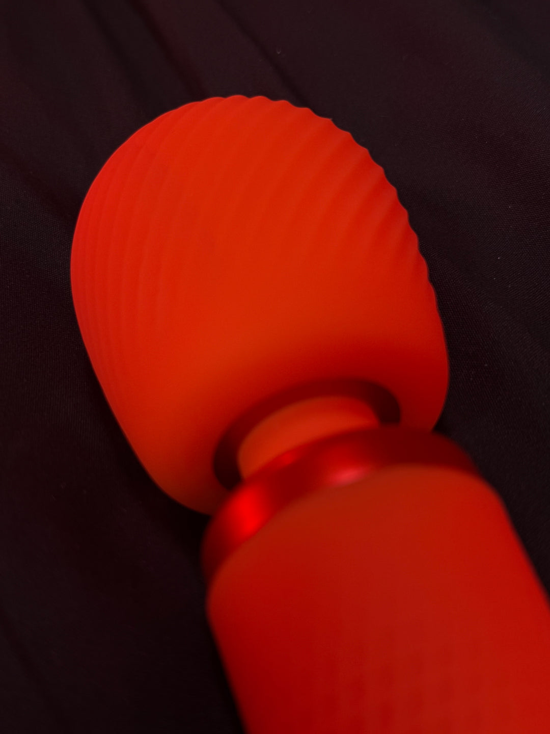 Fun Factory VIM Deep Orange Extra Quiet Silicone Wand Massager