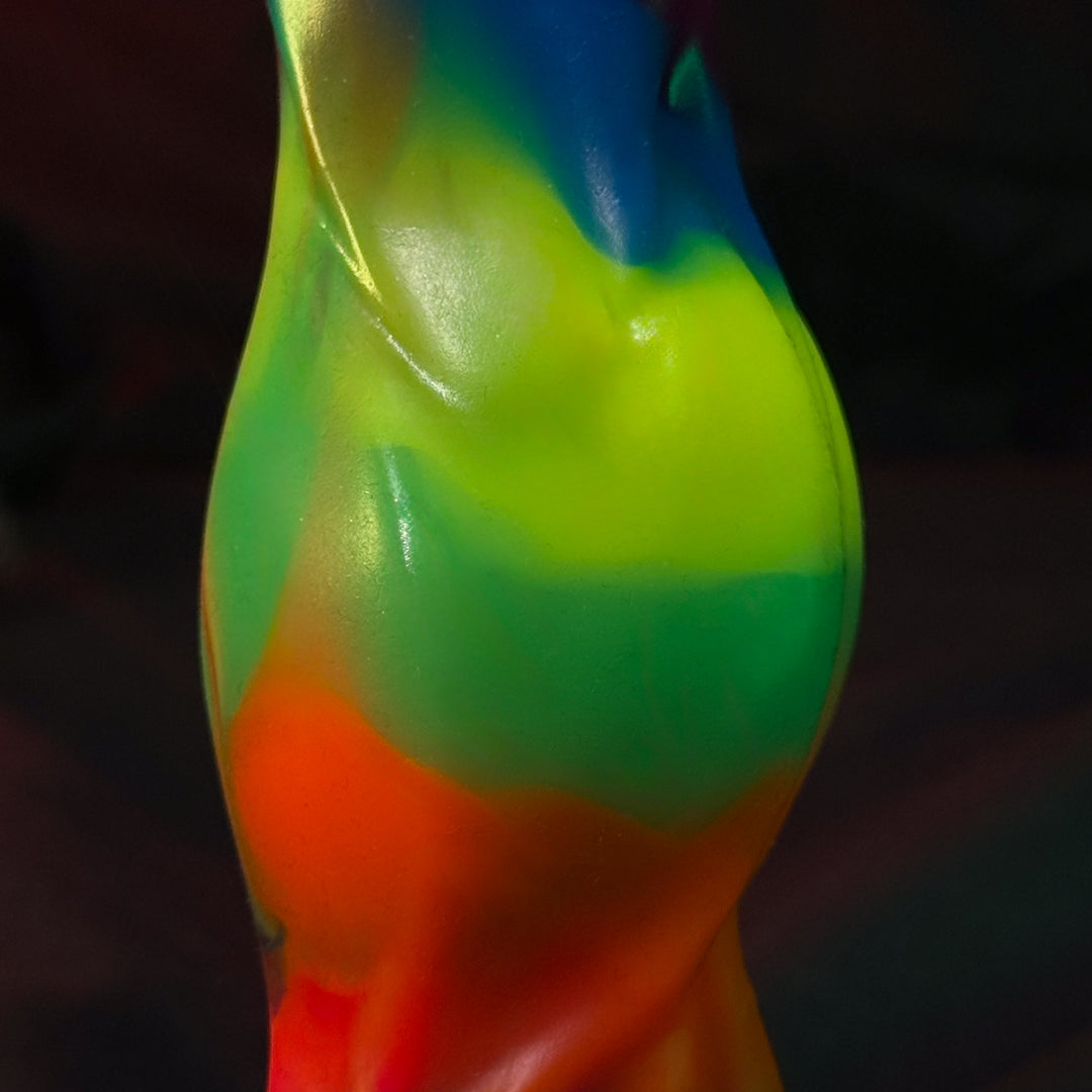 Lycan Knotted Dildo - Confused Rainbow