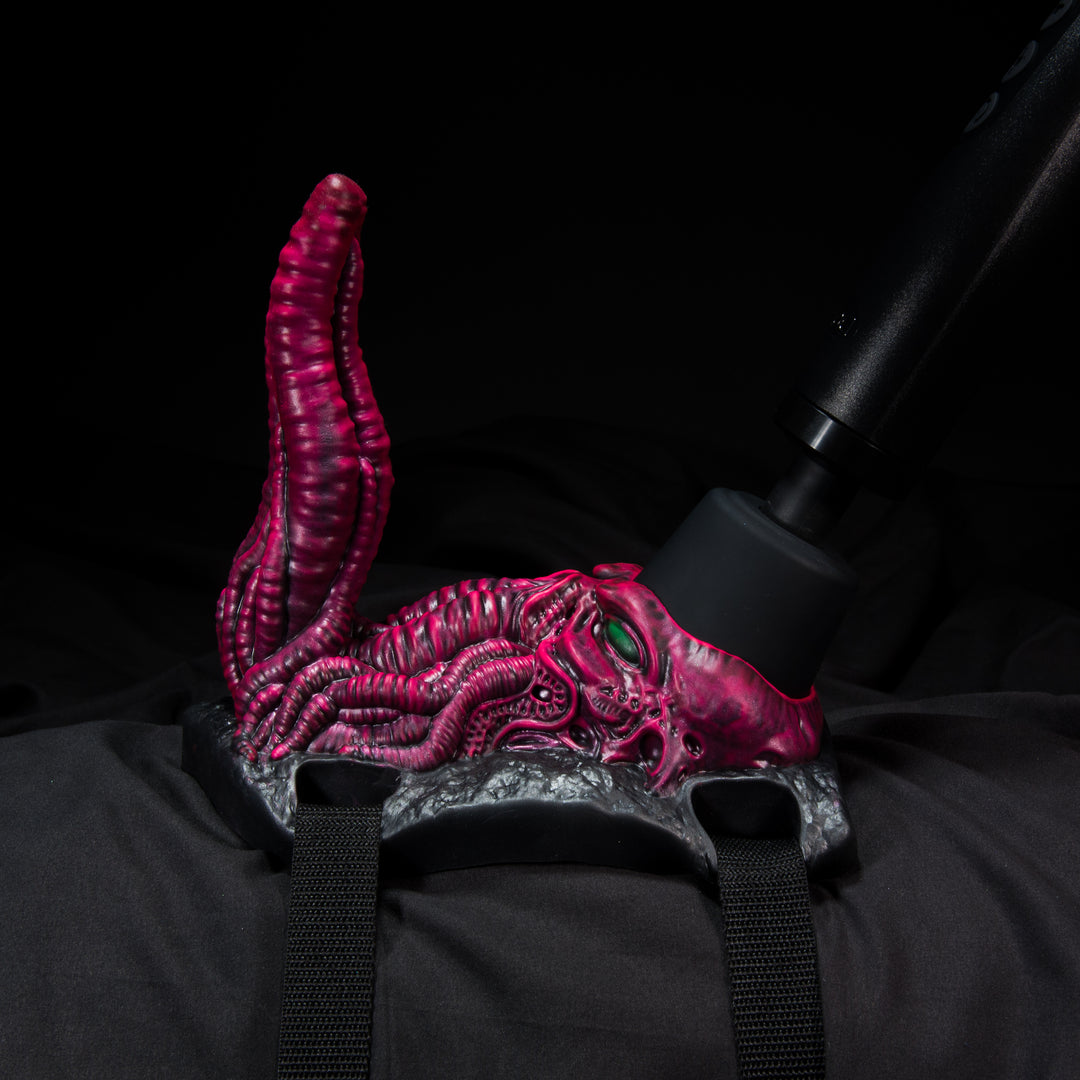 Wand Powered Grinding Sex Toy with tentacles 