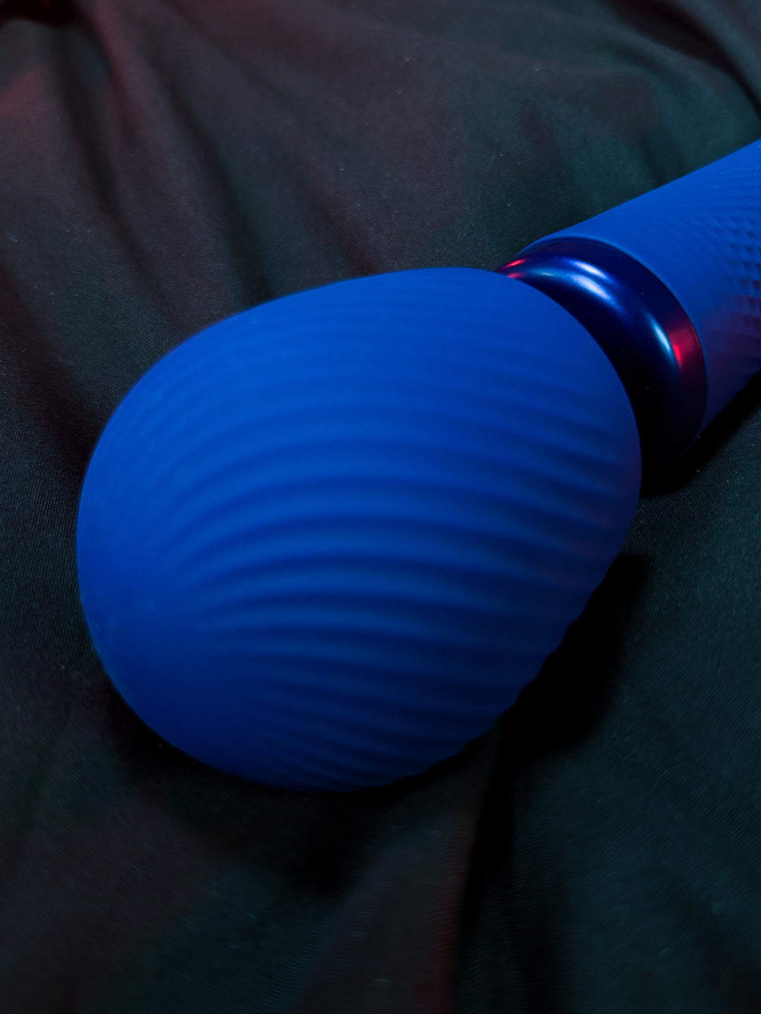 Fun Factory VIM Deep Blue Extra Quiet Silicone Wand Massager