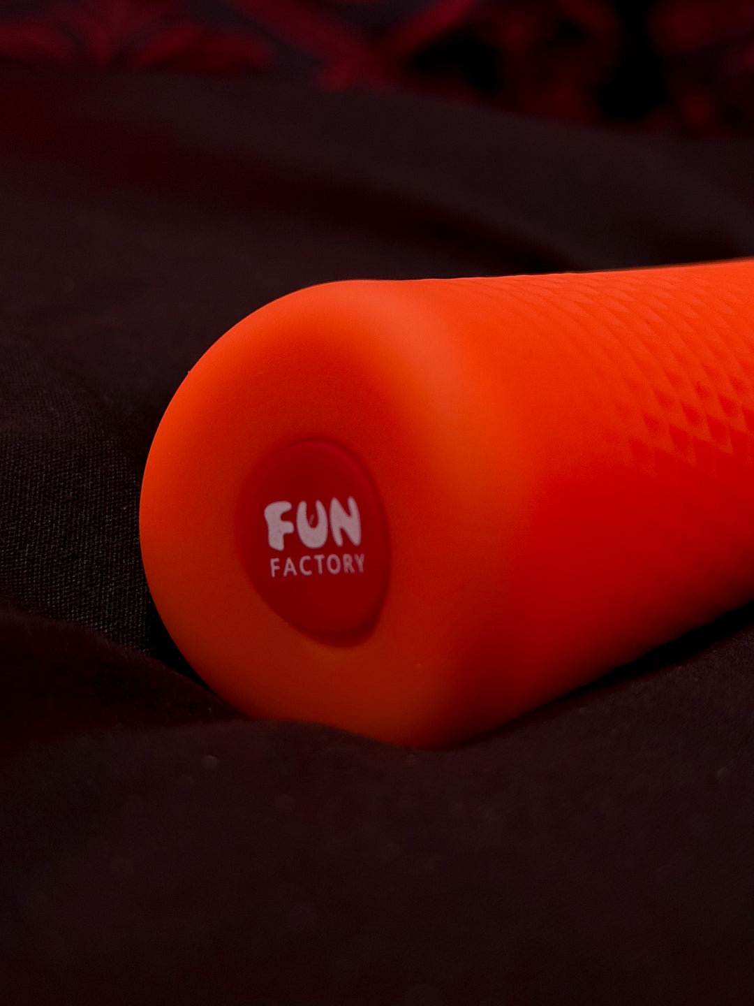 Fun Factory VIM Deep Orange Extra Quiet Silicone Wand Massager