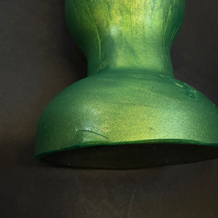 OD166 - The Depth Training Dildo  - Size Medium 15" - Soft Firmness - Colour Green