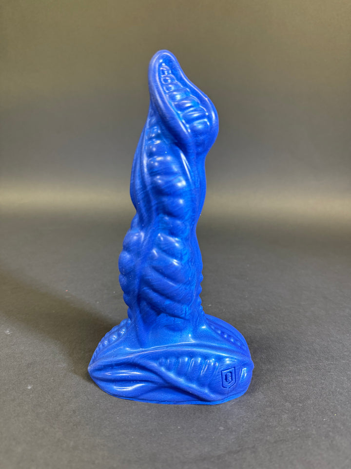 OD9 - Xan Dildo - Size Small 6.5" - Soft Firmness - Sea Breeze - Vibrating Base