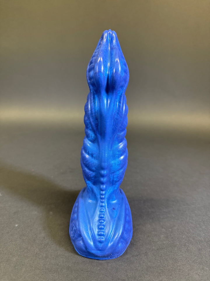 OD9 - Xan Dildo - Size Small 6.5" - Soft Firmness - Sea Breeze - Vibrating Base