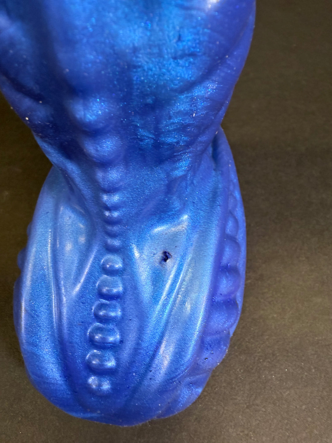 OD9 - Xan Dildo - Size Small 6.5" - Soft Firmness - Sea Breeze - Vibrating Base