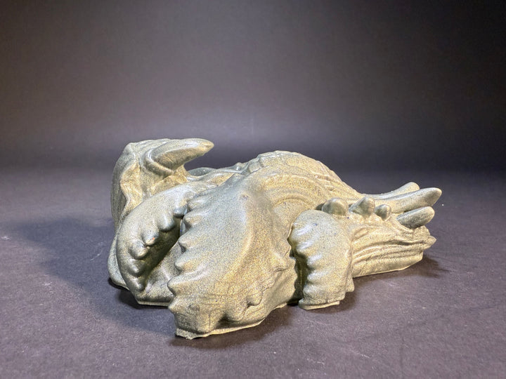 OD14 - Vibrating Draku Palm Grinder - Extra Soft Firmness - Forest Nymph