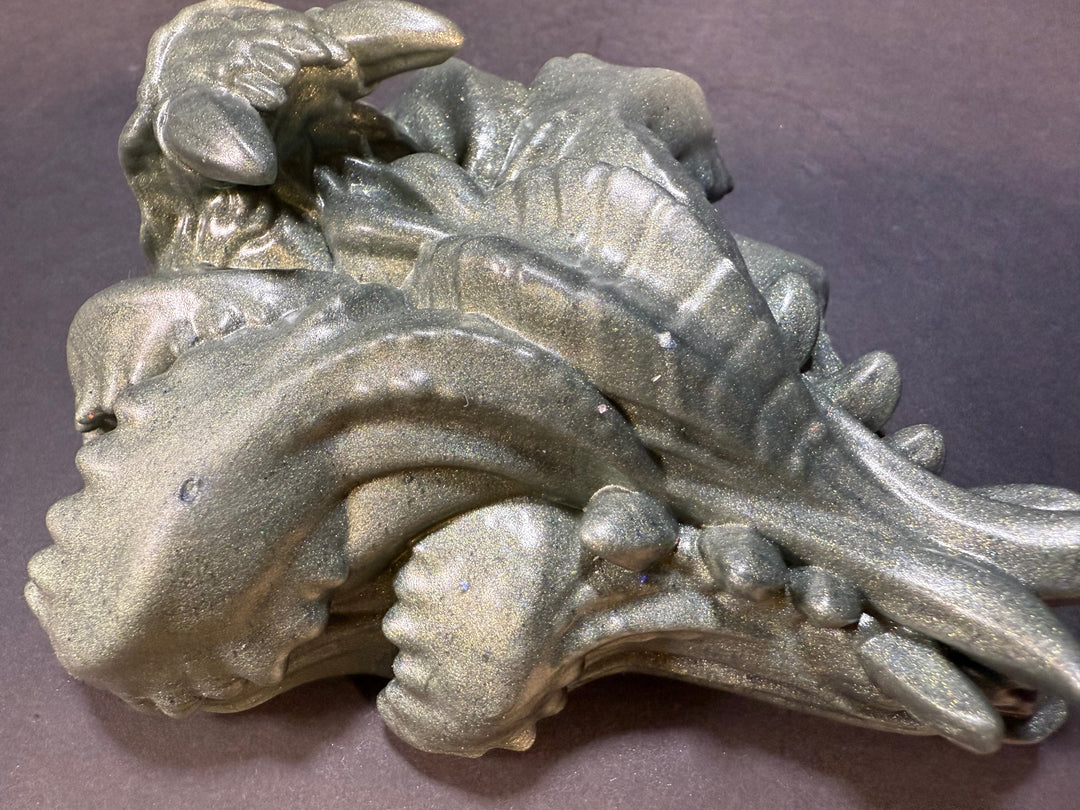 OD14 - Vibrating Draku Palm Grinder - Extra Soft Firmness - Forest Nymph