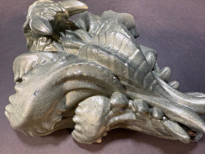 OD14 - Vibrating Draku Palm Grinder - Extra Soft Firmness - Forest Nymph