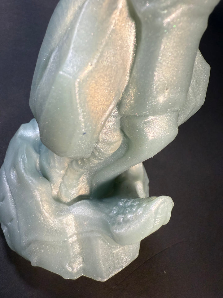 OD2 - The Sentinel Knotted Dildo - Size Extra Small 5.5" - Soft Firmness - Sea Sirens