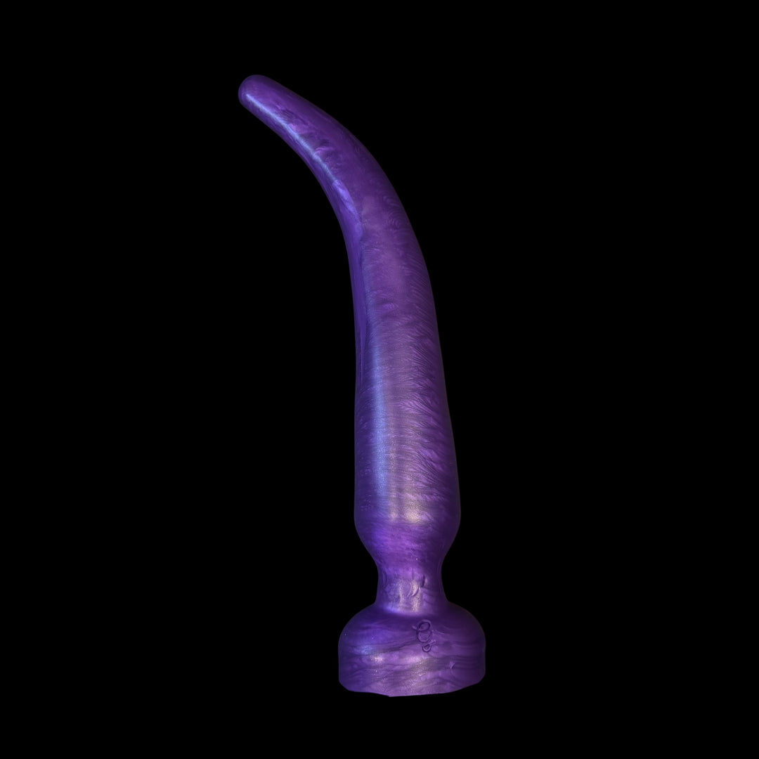 OD98 - Depth Training Dildo - Size Small 12" - Soft Firmness - Colour Purple Pearl