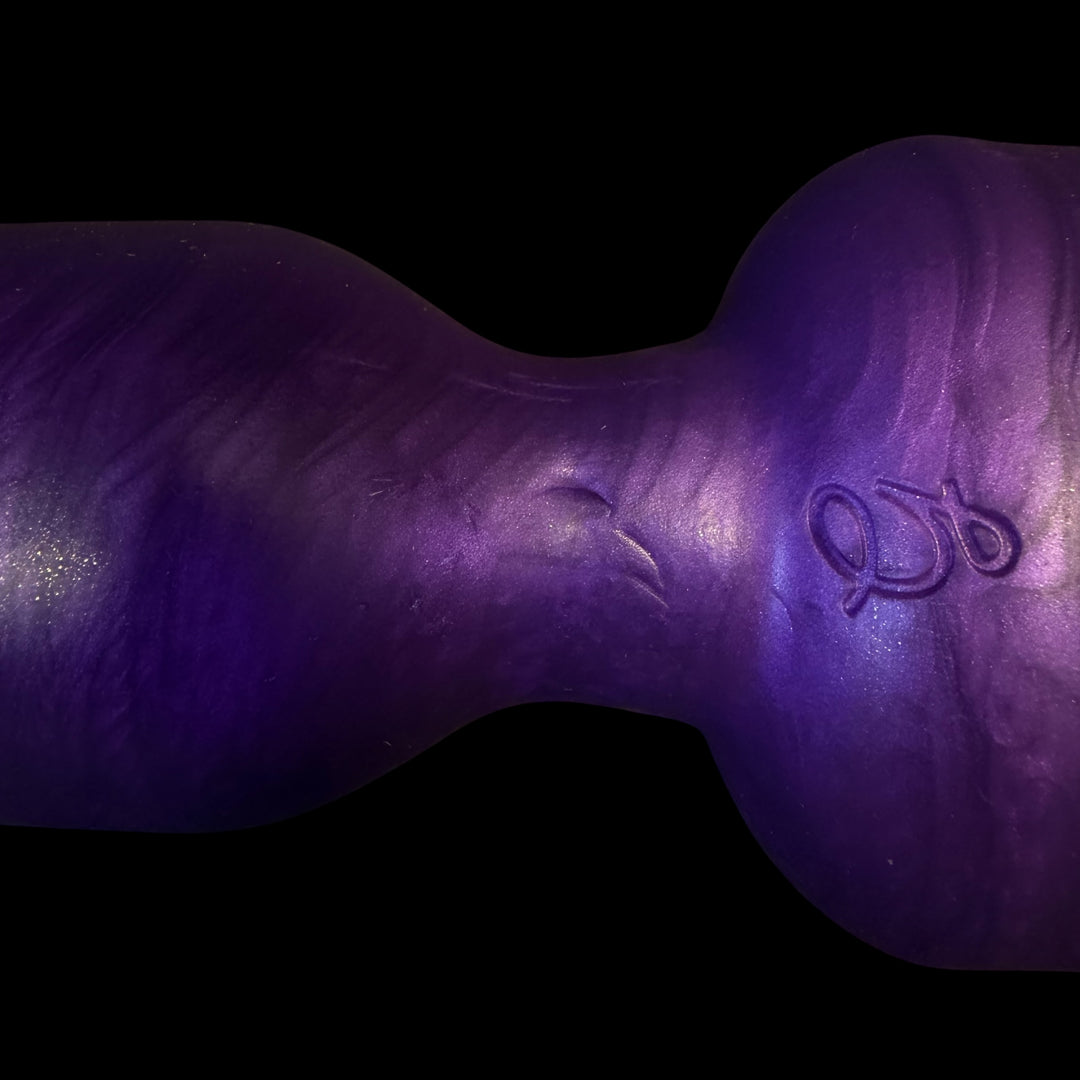 OD98 - Depth Training Dildo - Size Small 12" - Soft Firmness - Colour Purple Pearl