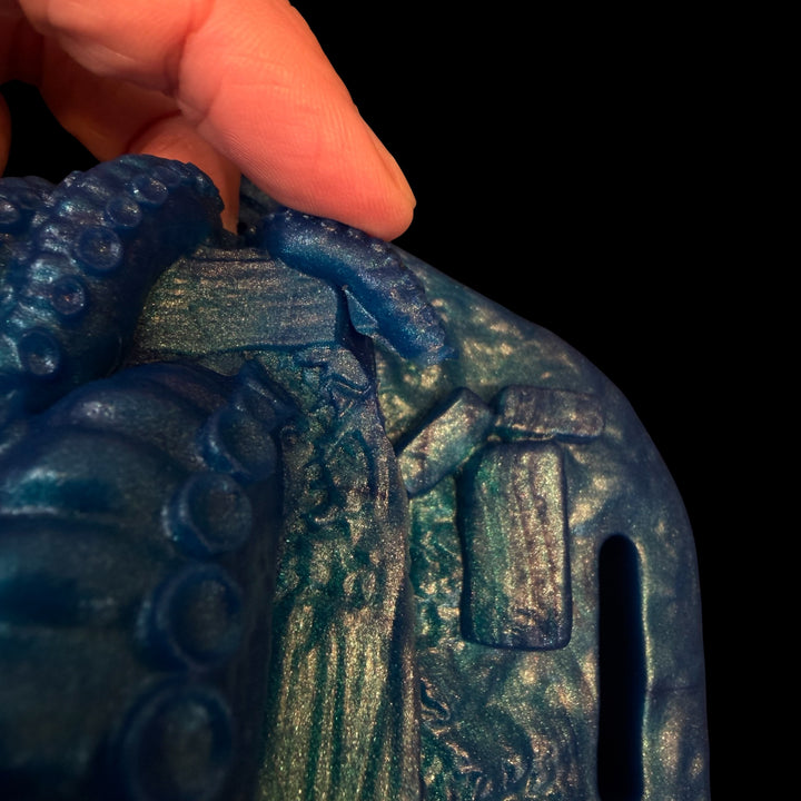 OD101 - Coffin Grinder - Soft Firmness - Vibrating Base - Colour Blue