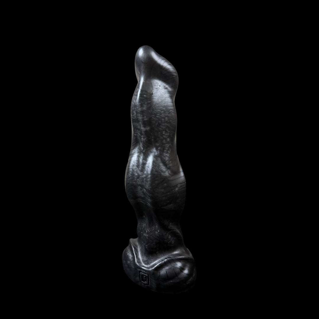 OD106 - Lycan Dildo - Size Extra Small 5" - Soft Firmness - Colour Odyssey Black