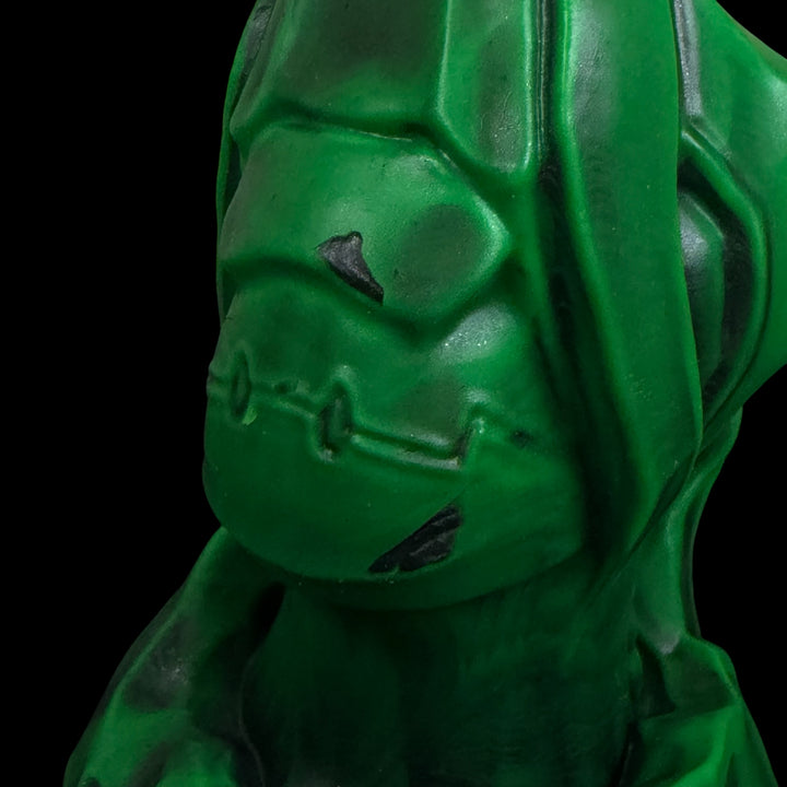 OD109 - Ejaculating Sentinel Dildo - Small 6.5" - Soft Firmness  - Colour Toxic Green & Odyssey Black Highlight