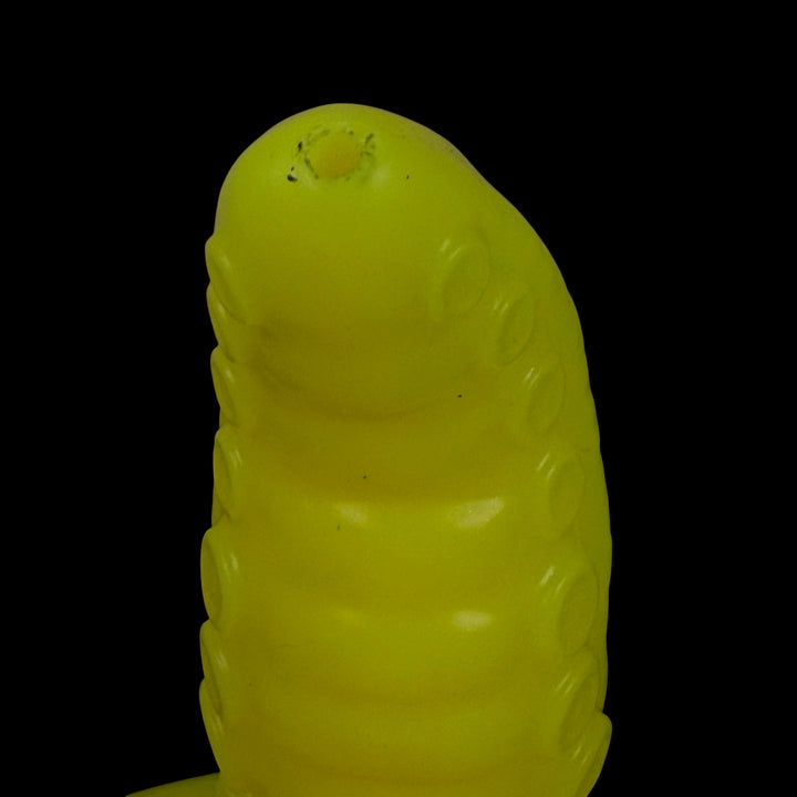 OD110 - Ejaculating Witch's Cauldron Grinder - Soft Firmness  - Colour UV Yellow