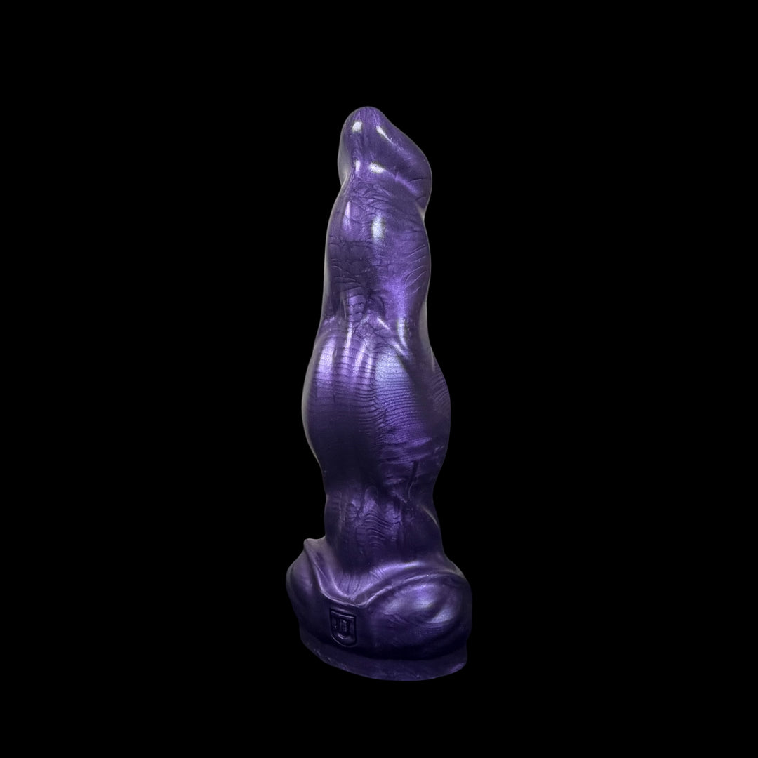 OD121 - Lycan Dildo - Small 6.5" - Vibrating Base - Soft Firmness  - Colour Witches Brew