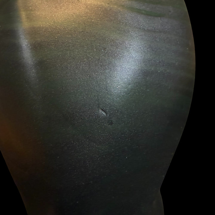 OD125 - Ejaculating Lycan Dildo - Size 10" -  Squishy Soft Firmness  - Colour Odyssey Black & Toxic Green Fade