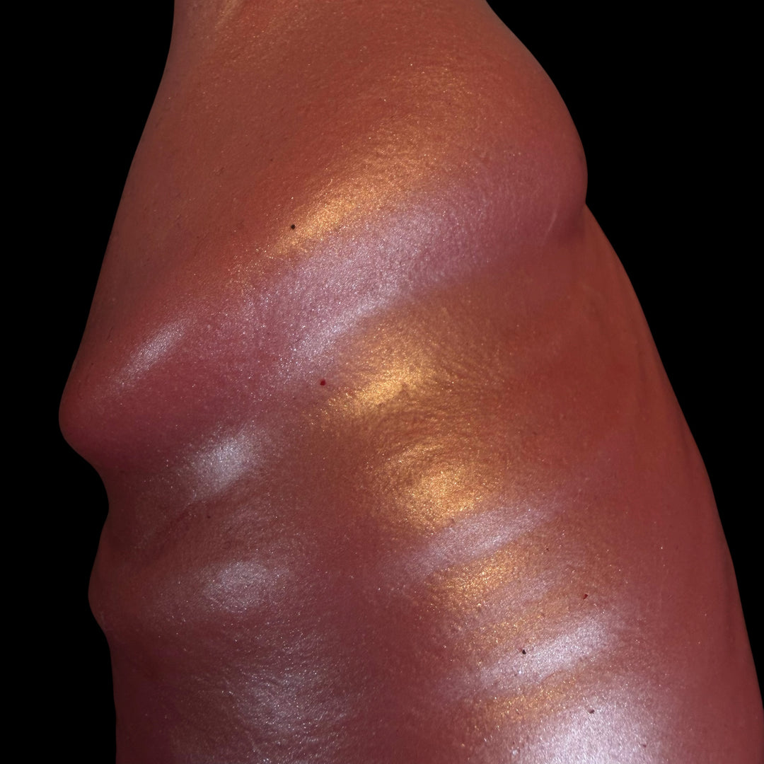 OD133 - Dual Density Hugo Dildo - Size Large 10" - Vac U Lock Base - Colour Dragons Fire