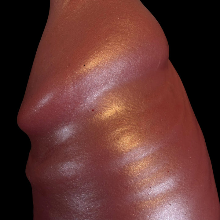 OD133 - Dual Density Hugo Dildo - Size Large 10" - Vac U Lock Base - Colour Dragons Fire
