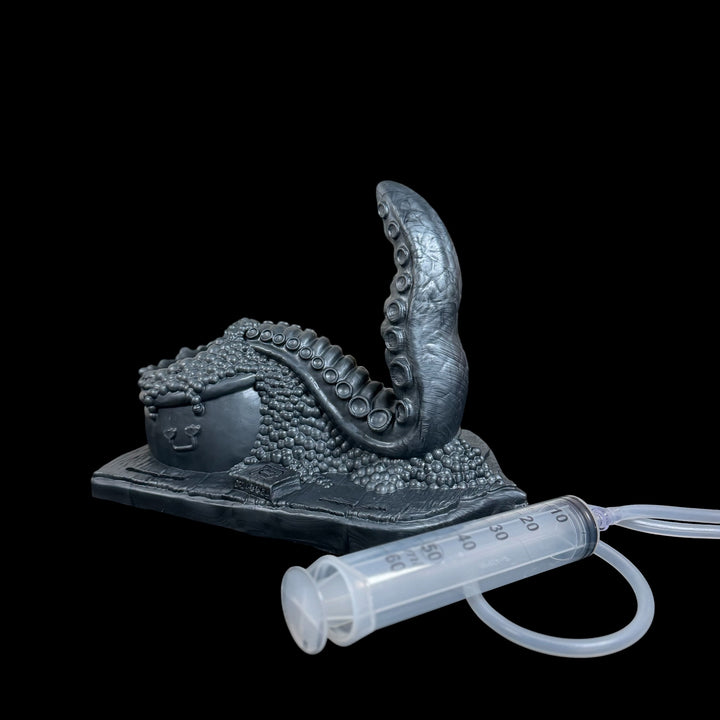 OD143 - Ejaculating Witch's Cauldron Grinder - Extra Soft Firmness  - Colour Galactic Grey