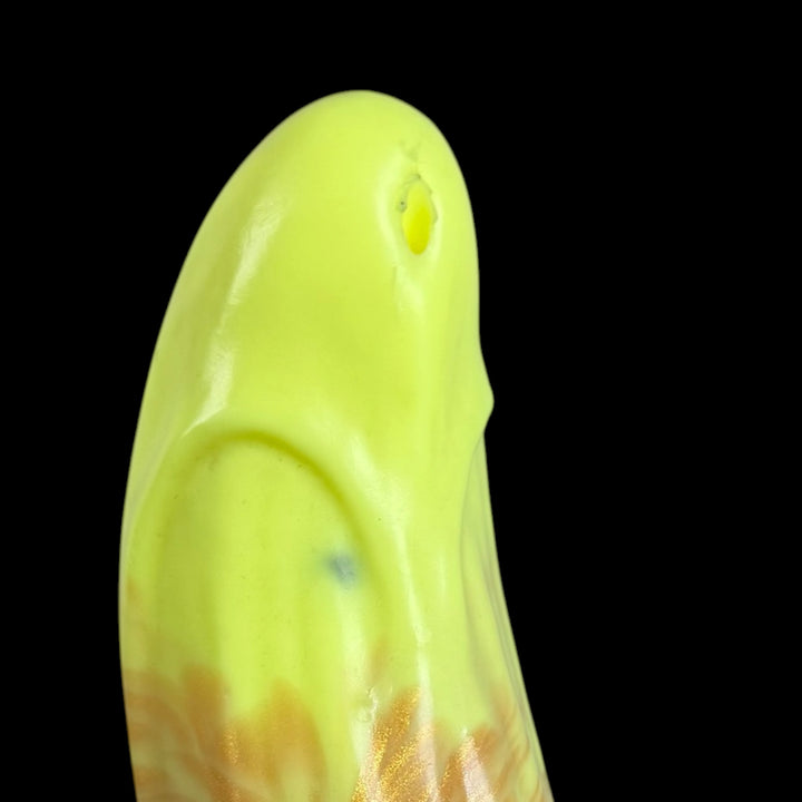 OD144 - Ejaculating Lor'dan Dildo - Small 6.5" - Soft Firmness  - Colour Gold & Pastel Yellow Fade (Copy)