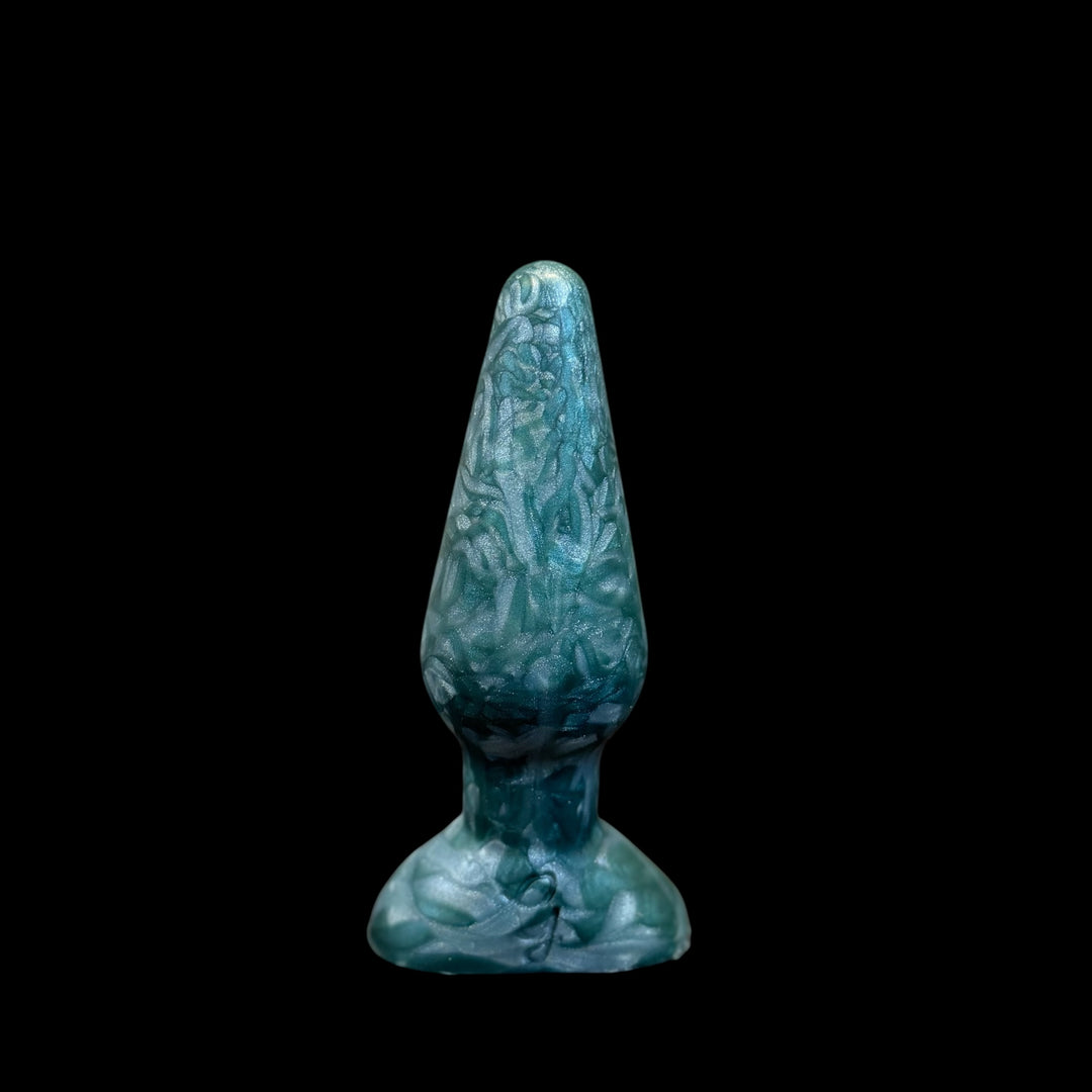 OR82 - The Classic Butt Plug - Size Small - Extra Soft Firmness - Colour Atlantis & Sea Sirens Marble