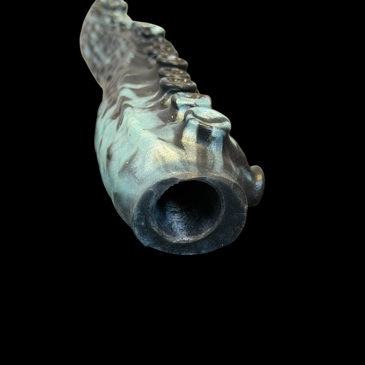 OD149 - Tentacle Bullet Vibe Sleeve I - Soft Firmness  - Black Raven & Sea Sirens Marble
