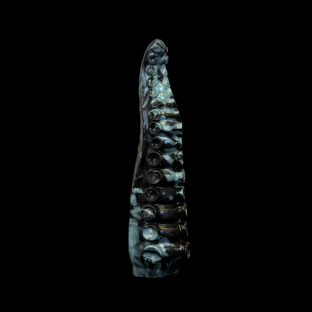 OD149 - Tentacle Bullet Vibe Sleeve I - Soft Firmness  - Black Raven & Sea Sirens Marble