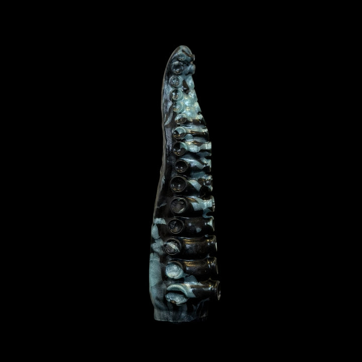 OD149 - Tentacle Bullet Vibe Sleeve I - Soft Firmness  - Black Raven & Sea Sirens Marble